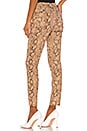 view 3 of 4 Le High Skinny in Coated Python