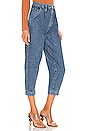 view 2 of 4 Pleated Barrel Leg Pant in Campus