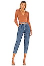 view 5 of 4 Pleated Barrel Leg Pant in Campus
