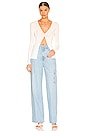 view 4 of 4 High Rise Baggy Pocket Jean in Genoa