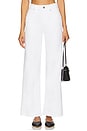 view 1 of 6 Le Slim Palazzo Jeans in White