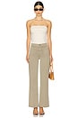 view 5 of 6 PIERNA ANCHA LE SLIM PALAZZO MODERNIST in Thyme