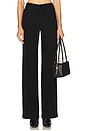 view 1 of 6 Le Slim Palazzo Long Jeans in Black