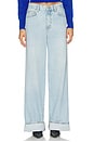 view 2 of 7 The Cuffed Wide Jeans in Johanna