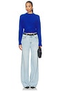 view 6 of 7 The Cuffed Wide Jeans in Johanna
