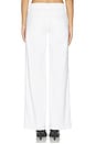 view 4 of 6 JAMBES LARGES PALAZZO in White