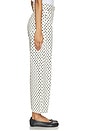 view 3 of 6 The Bow Crop Jeans in Polka Dot