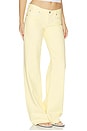 view 2 of 6 The Gray Wide Leg Jeans in Limoncello