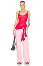 view 5 of 6 The Gray Wide Leg Jeans in Cotton Candy