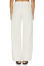 view 4 of 6 The Off Duty Drawstring Bow Jeans in Natural Ecru