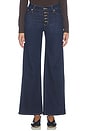 view 1 of 6 Le Petite Pixie Slim Palazzo Exposed Button Jeans in Fairway