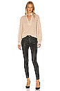 view 4 of 4 JEAN SKINNY LE HIGH in Noir Coated