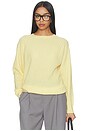 view 1 of 4 The Cashmere Sunbeam Sweater in Canary