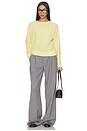 view 4 of 4 The Cashmere Sunbeam Sweater in Canary