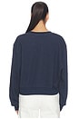 view 3 of 4 SUDADERA THE STRIPED CUFF in Navy Multi