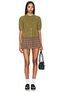 view 5 of 4 The Cashmere Airy Cardi in Deep Olive