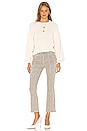 view 4 of 4 Chunky Balloon Sleeve Sweater in Off White