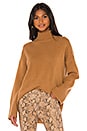 view 1 of 4 Cashmere Turtleneck in Camel Heather