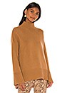 view 2 of 4 Cashmere Turtleneck in Camel Heather