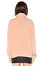 view 3 of 4 Slouchy Turtleneck Sweater in Dusty Pink