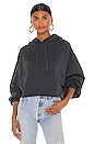 view 1 of 4 Crop Easy Hoodie in Faded Noir