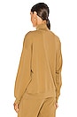 view 3 of 4 Funnel Neck Sweatshirt in Vintage Camel