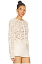 view 2 of 4 The Crochet Cardi in Cream