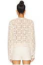 view 3 of 4 The Crochet Cardi in Cream