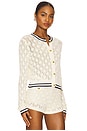 view 2 of 5 The Rookie Cardi in Cream Multi
