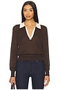 view 1 of 4 The Two Tone Polo in Coffee Multi