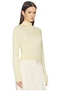 view 2 of 4 Crop Fitted Turtleneck in Butter