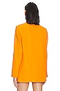 view 4 of 5 Oversized Undone Edge Blazer in Nectarine