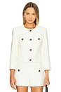 view 1 of 4 Button Front Jacket in Cream