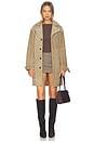 view 2 of 4 The Suede Trench Jacket in Light Camel