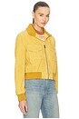 view 3 of 5 The Suede Ace Jacket in Dijon