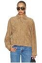 view 2 of 4 The Suede Utility Jacket in Chai