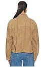 view 4 of 4 The Suede Utility Jacket in Chai