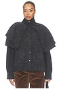 view 1 of 4 The Wrap Cape Coat in Grey