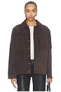 view 1 of 5 The Suede Rodeo Jacket in Chestnut