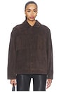 view 2 of 5 The Suede Rodeo Jacket in Chestnut