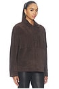 view 4 of 5 The Suede Rodeo Jacket in Chestnut