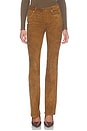 view 1 of 6 The Suede Rodeo Pant in Saddle