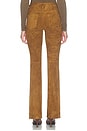 view 5 of 6 The Suede Rodeo Pant in Saddle