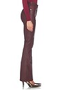 view 4 of 6 The Leather Reboot Pant in Currant