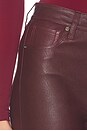 view 7 of 6 The Leather Reboot Pant in Currant