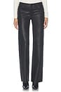 view 1 of 6 The Leather Rodeo Pant in Black