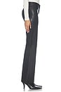 view 4 of 6 The Leather Rodeo Pant in Black