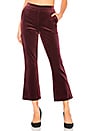 view 1 of 4 Velvet Slit Pant in Pinot