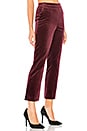 view 2 of 4 Velvet Slit Pant in Pinot