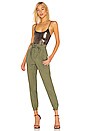 view 4 of 4 Paperbag Trouser in Army Green